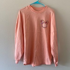 Disney World Epcot Flower and garden peach colored spirit jersey size small